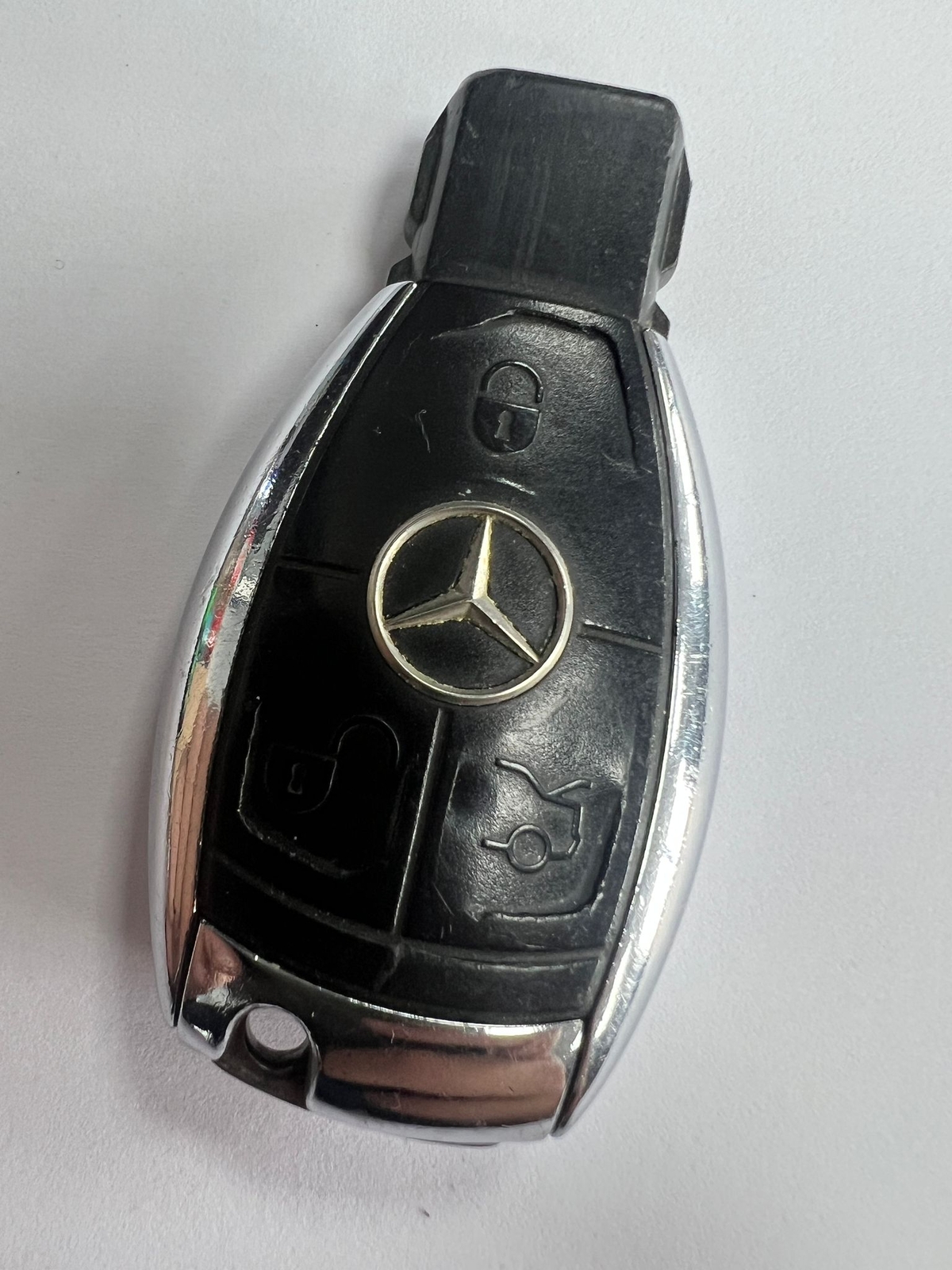 GENUINE MERCEDES 3 BUTTON REMOTE SMART KEY FOB TESTED, E S R CLASS ETC