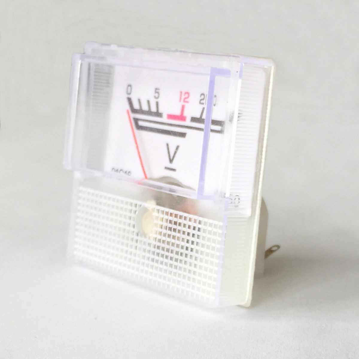 DC/AC 0-20V Class 5.0 Accuracy Square Plastic Panel Meter Voltmeter 5PCS