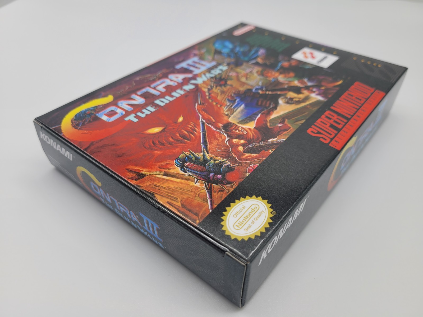 Contra III 3: The Alien Wars Box Only Super (SNES) REPLACEMENT BOX + INSERTS