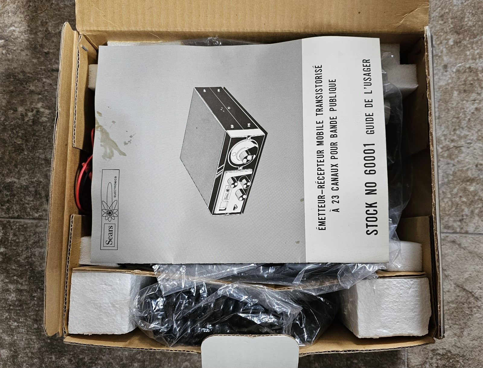 Simpson Sears Electronics Mobile CB Transceiver Model 60001
