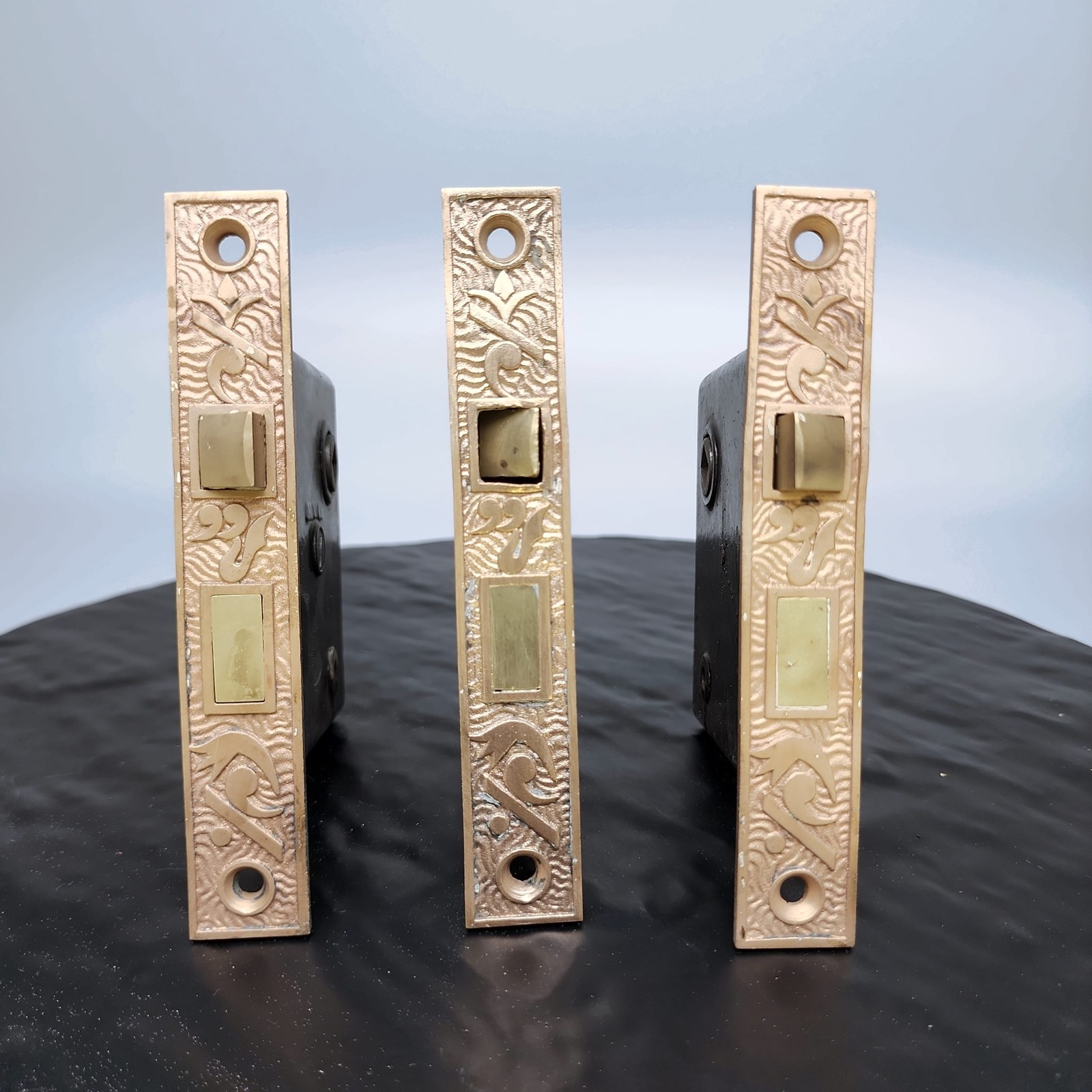 Mallory Wheeler Arabic Mortise Door Locks 3 Antique Skeleton Key Hardware🔑