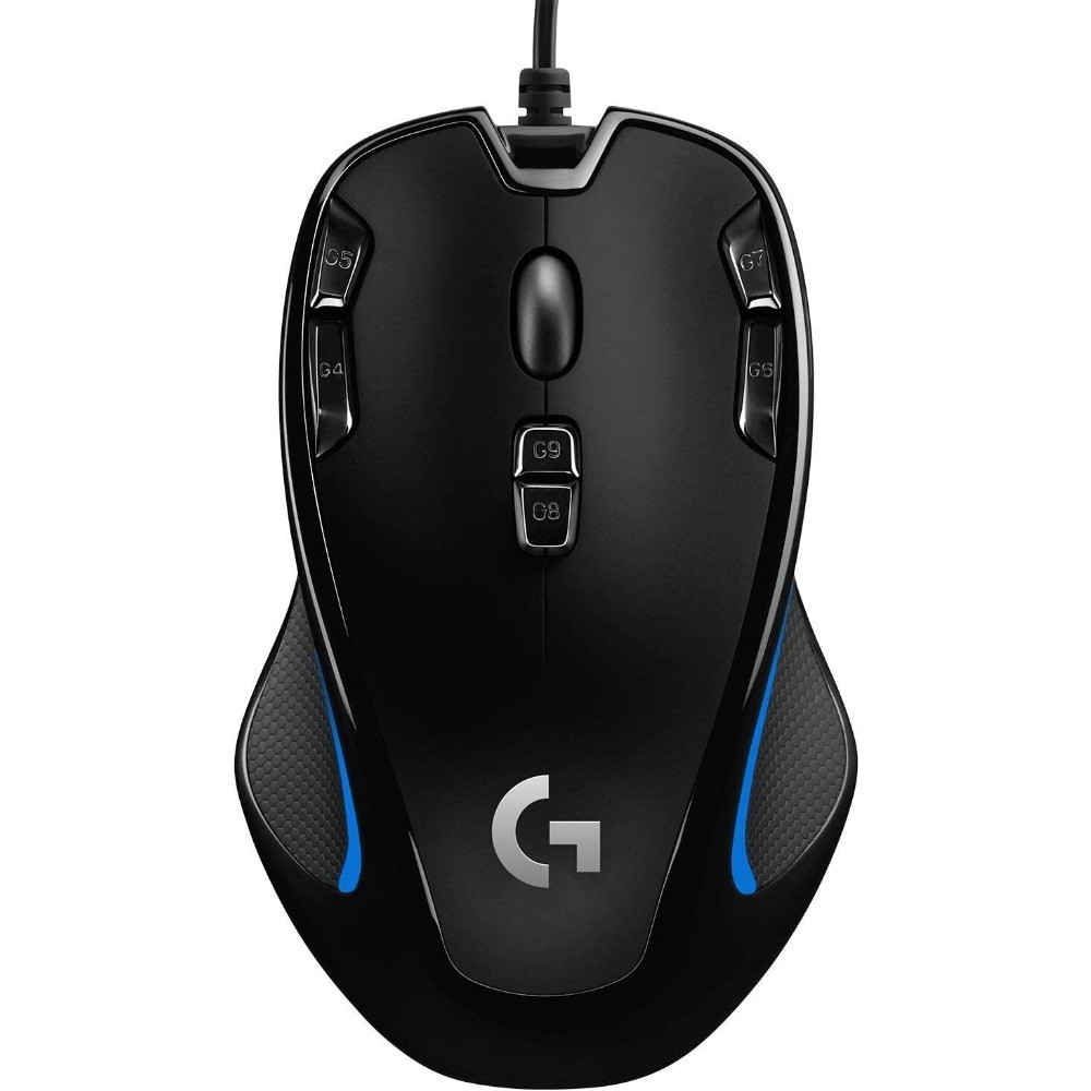 Logitech G300s Optical Ambidextrous Gaming Mouse – 9 Programmable Buttons
