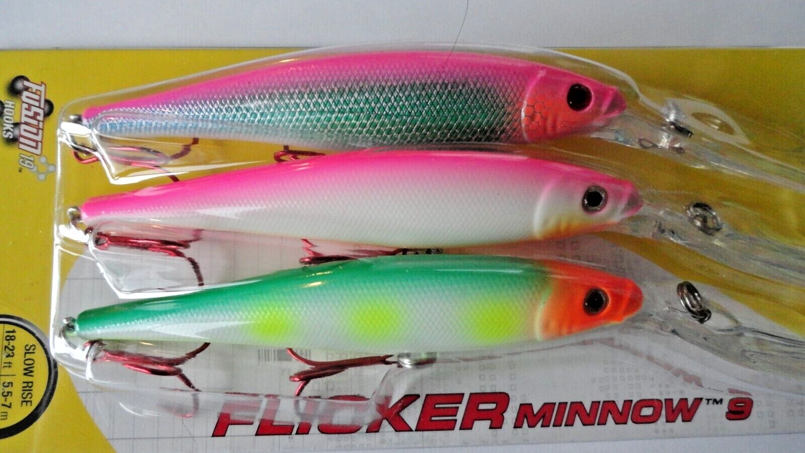 Berkley Flicker MINNOW Crankbait #9 (Select Color) 3-PACK