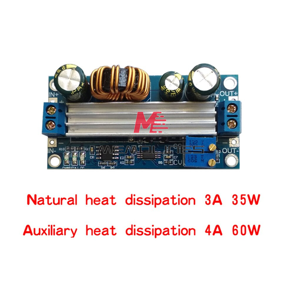 DC-DC 3A 35W Buck Boost Converter Auto Step up/down CC CV Regulator Power Module