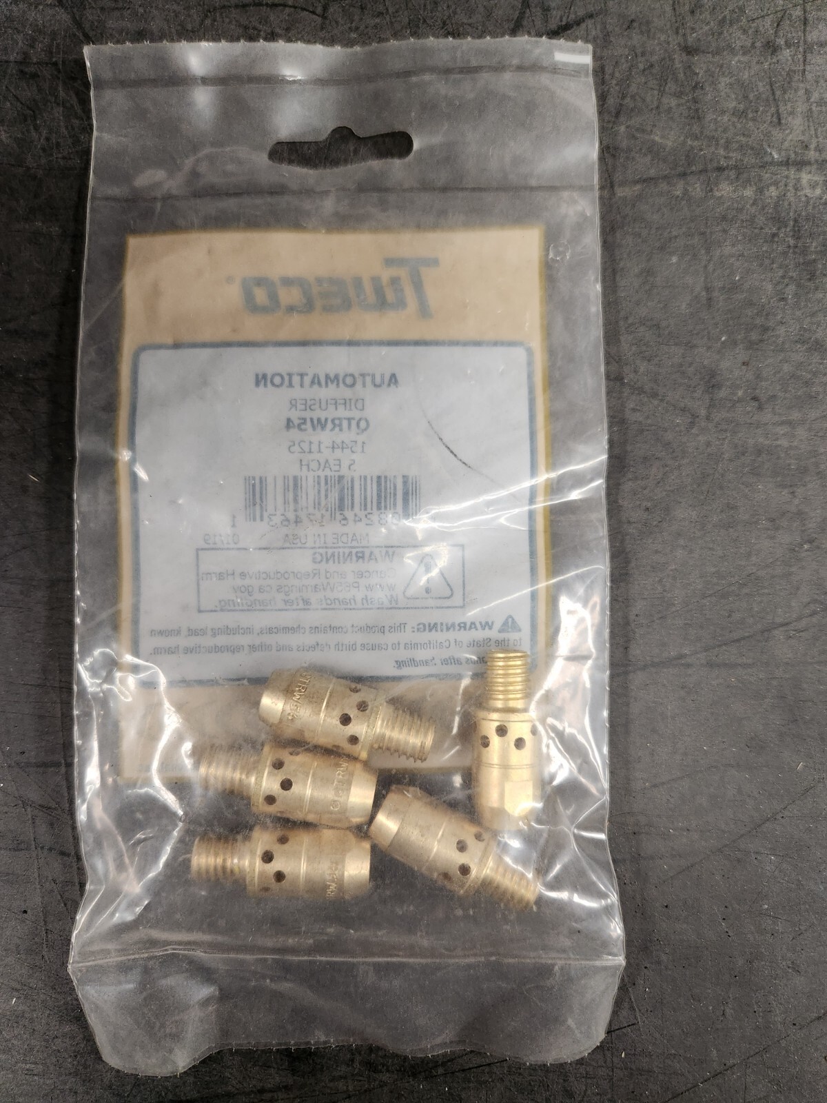 Tweco QTRW54, 1544-1125, Diffuser, 5PK
