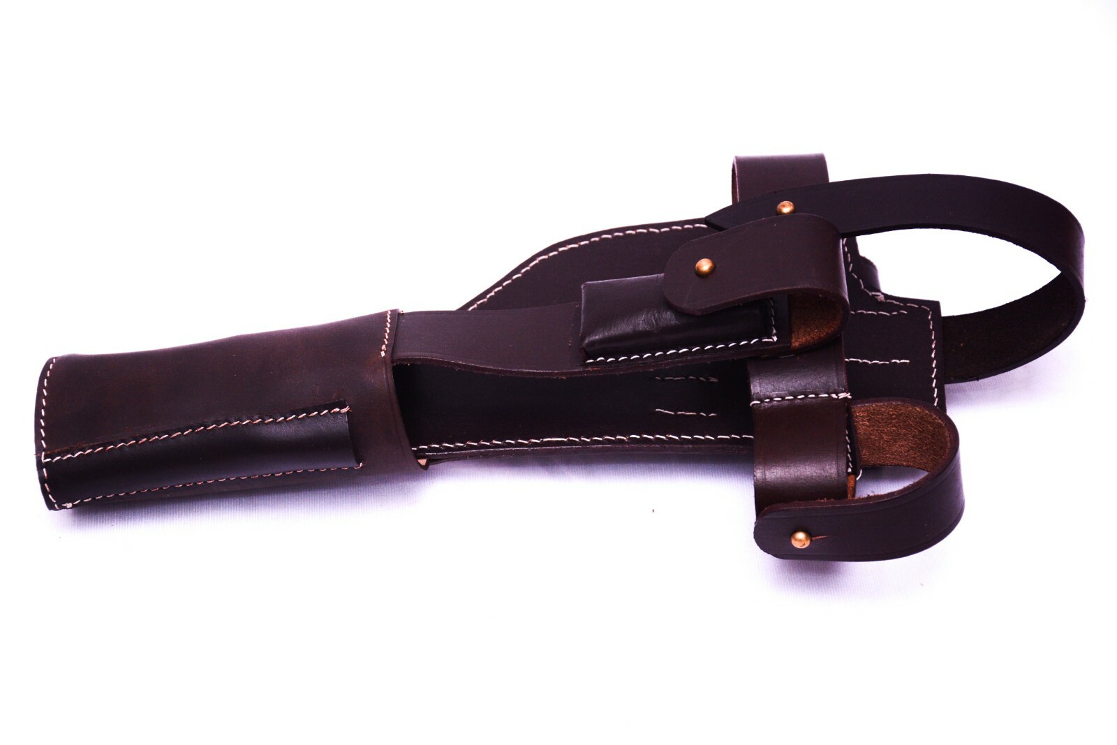 German C96 Broomhandle Mauser Holster Brown Repro