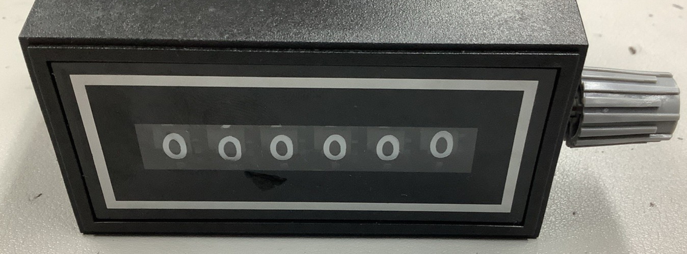 Trumeter 2-1006 Electromechanical Counter 6-Digit, 8W, 115VAC (B642)