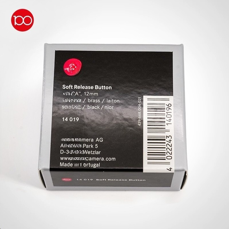 New Leica Camera Soft Release Button shutter release 100 anniversary black 14019