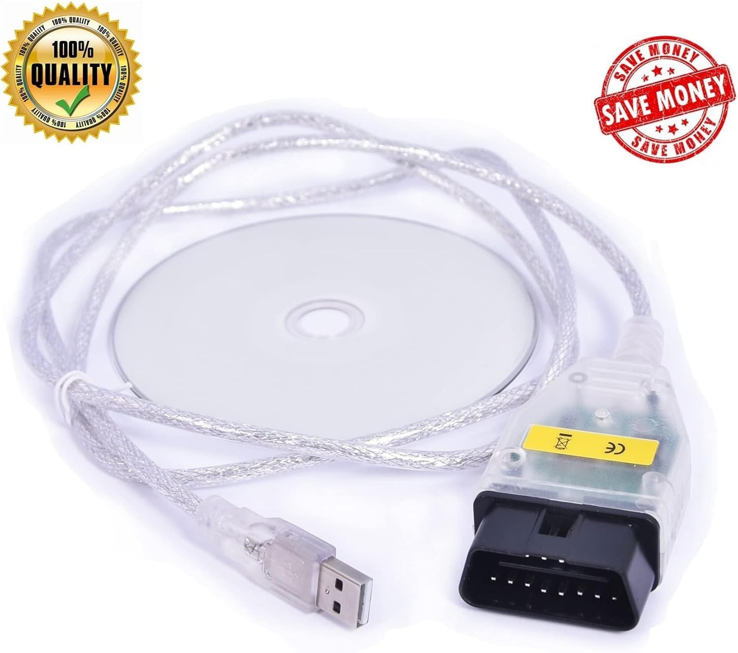 INPA K+DCAN USB Diagnostic Cable for BMW - Windows Compatible, Lightweight