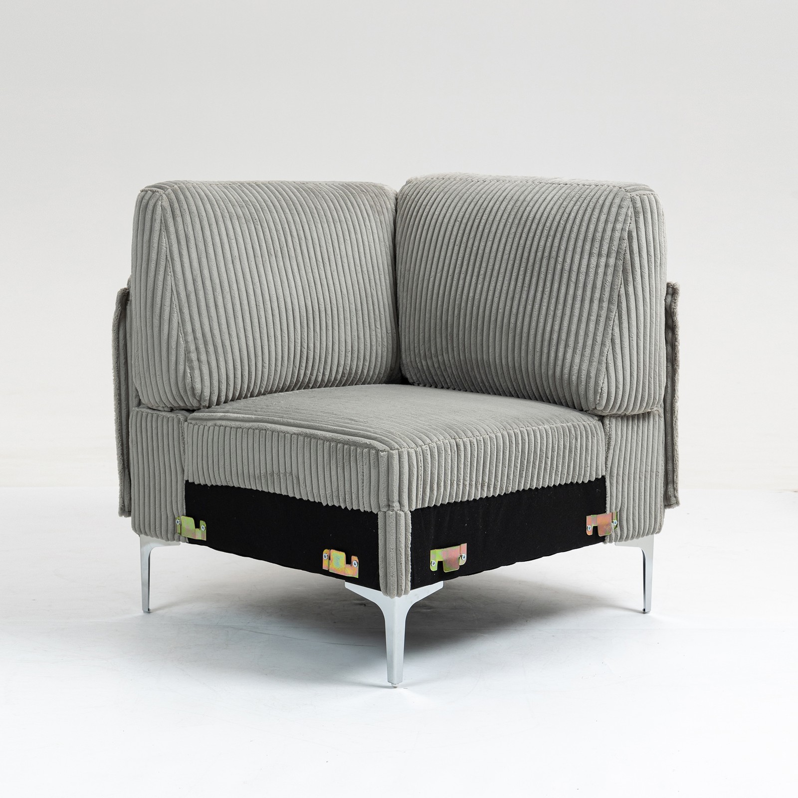 Modular Sectional Sofa Corner Seat,Middle Seat Module Couch,Gray