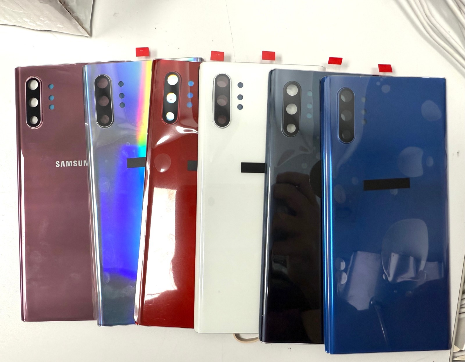 Back Glass Cover For Samsung Galaxy Note 10/10 Plus With Camera Lens