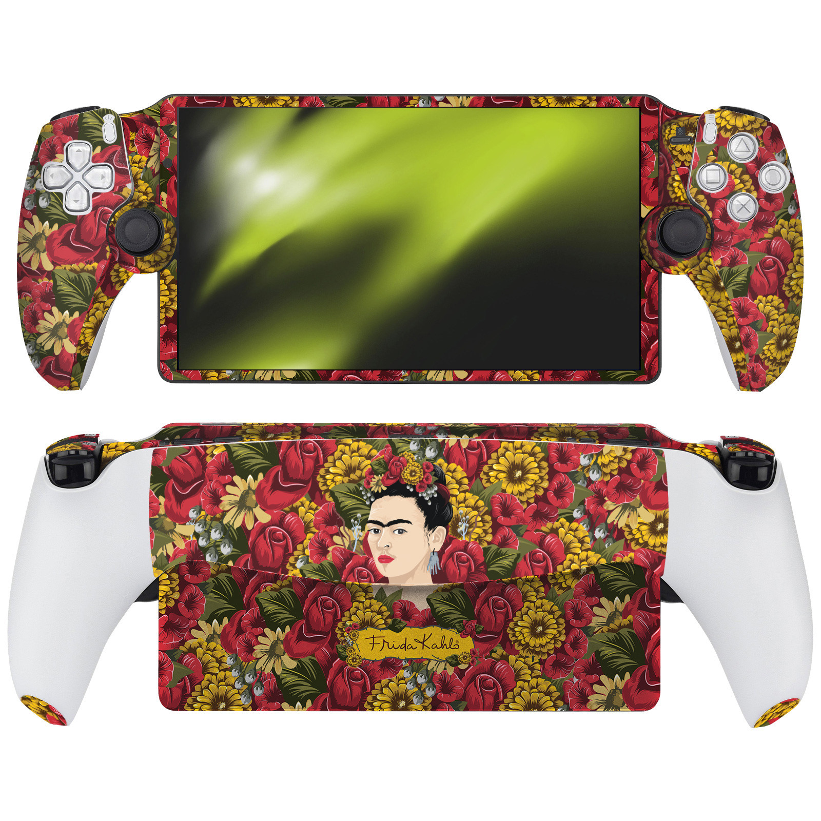 OFFICIAL FRIDA KAHLO FLORAL VINYL SKIN DECAL FOR SONY PS5 PLAYSTATION PS PORTAL