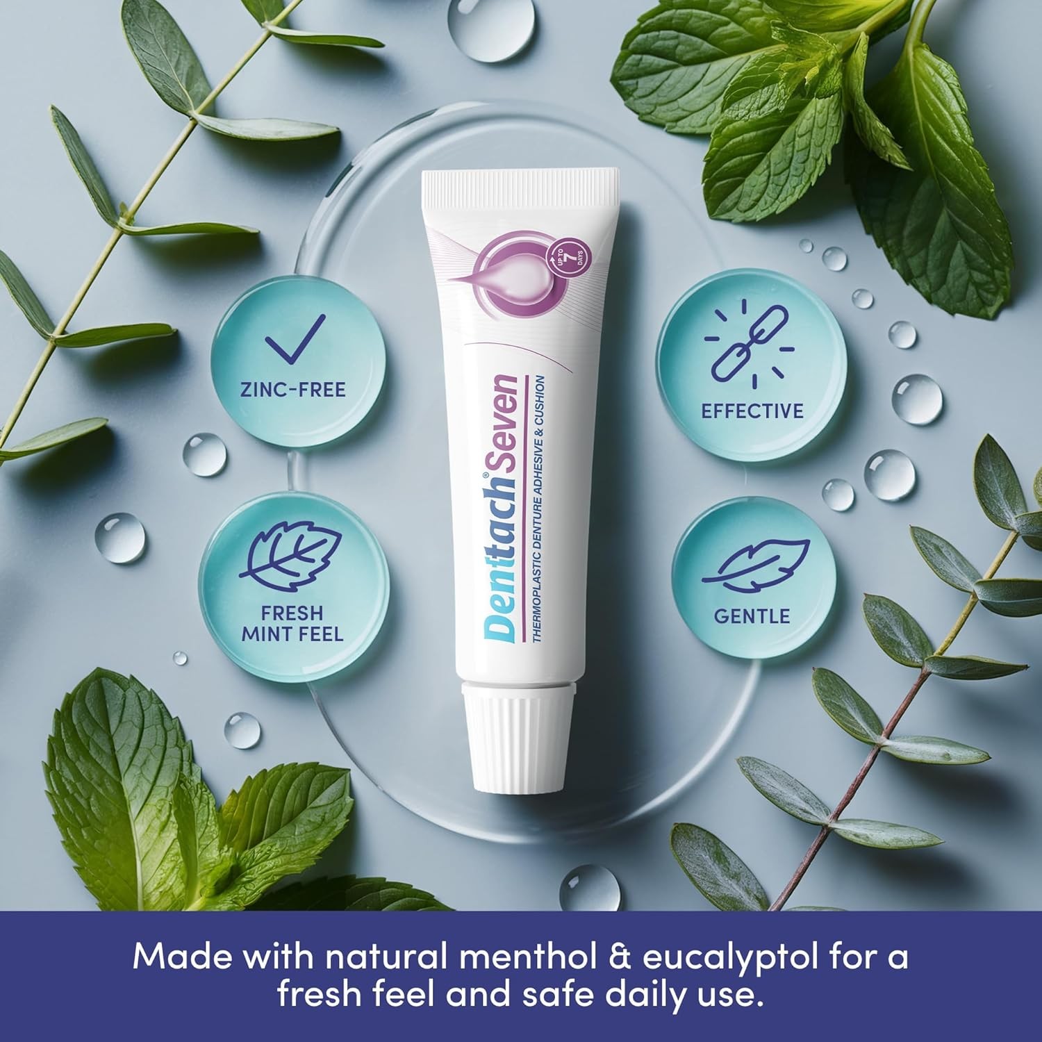Denture Adhesive Extra Strong 7-Day Waterproof Secure Grip