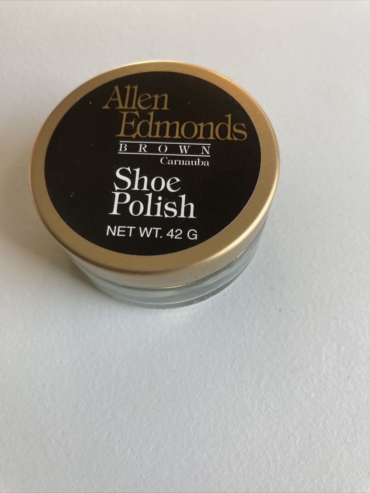 NEW Allen Edmonds Premium Carnauba Wax Luxury Shoe Polish Brown