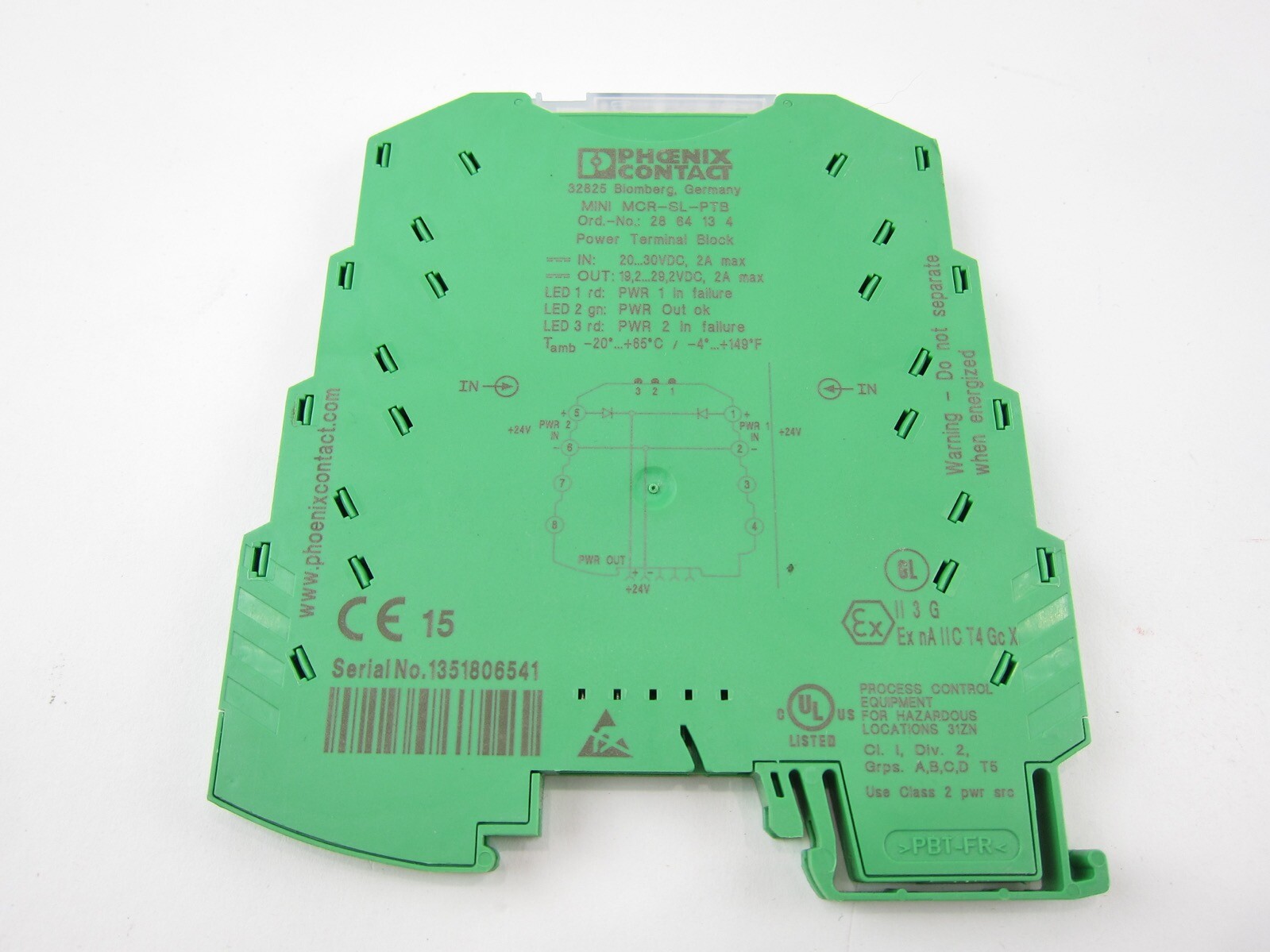 Phoenix Contact Mini MCR-SL-PTB Power Terminal Block 2864134