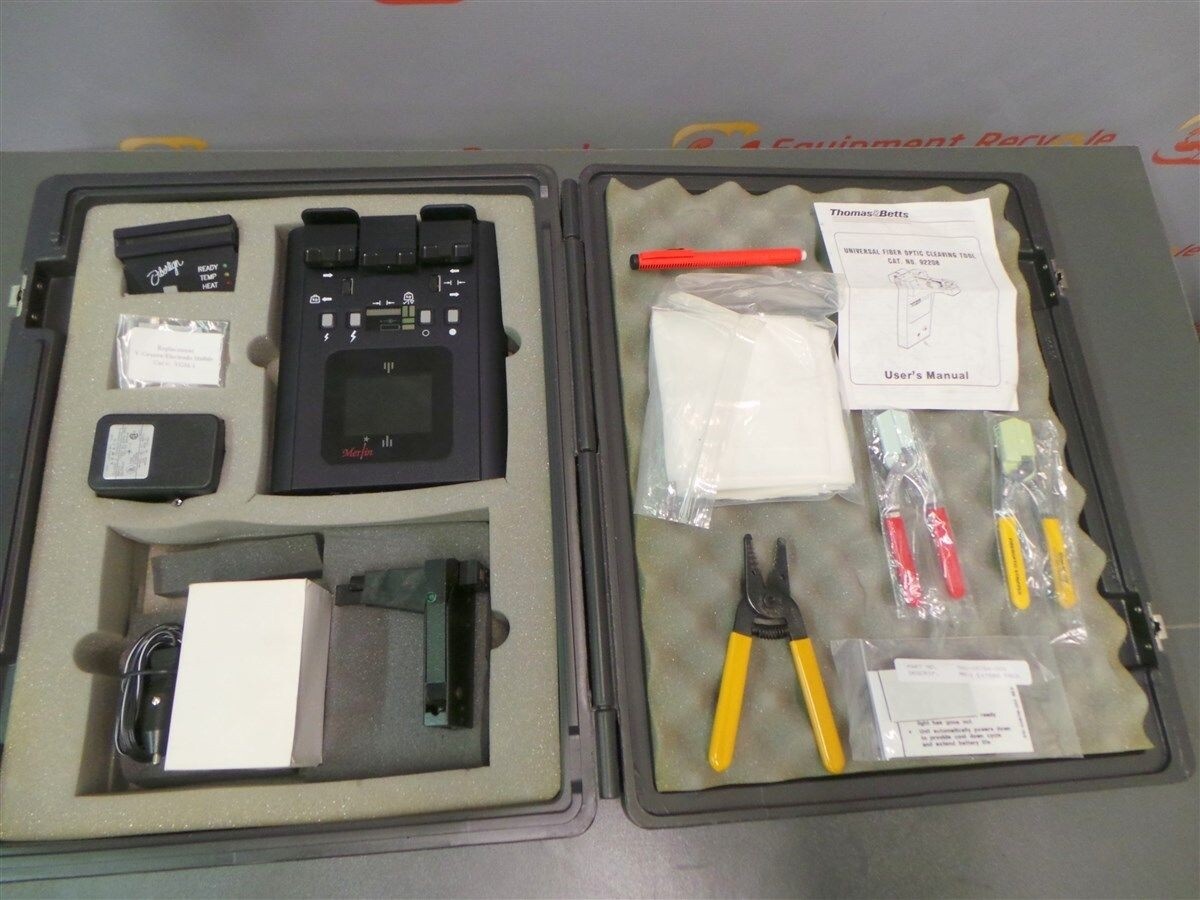 Merlin Superior Fiber Optic Fiber Fusion Splicer Cleaver FOFS 1 FOFS-1