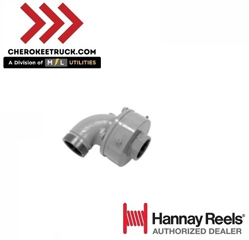 Hannay Reels 99 30.4210, 1.1/2" 90 FXFXVIC Duct 1000 PSI WHJ.1590 JT (Buna)