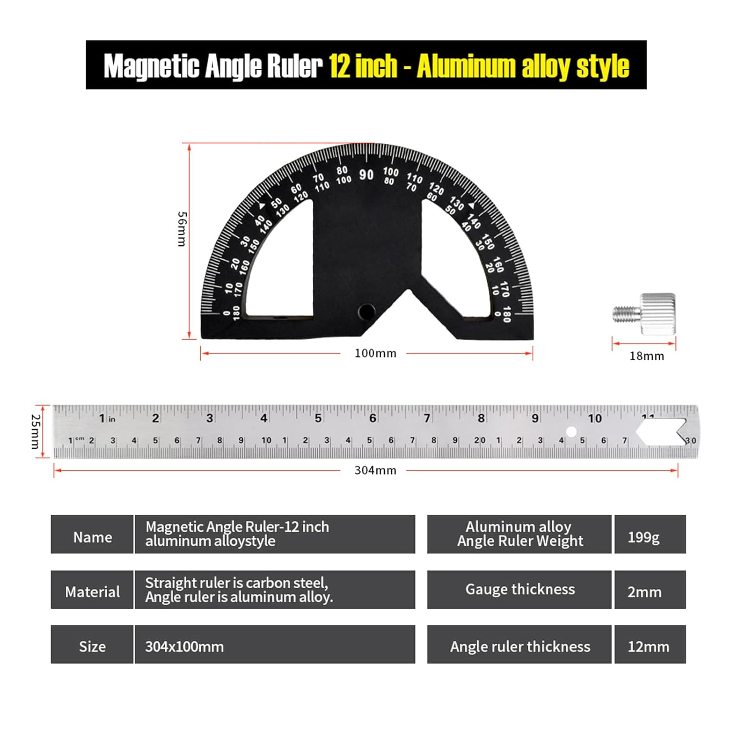 Protractors Angle Ruler Angle Finder Ruler Machinist Protractor Angle Measuring