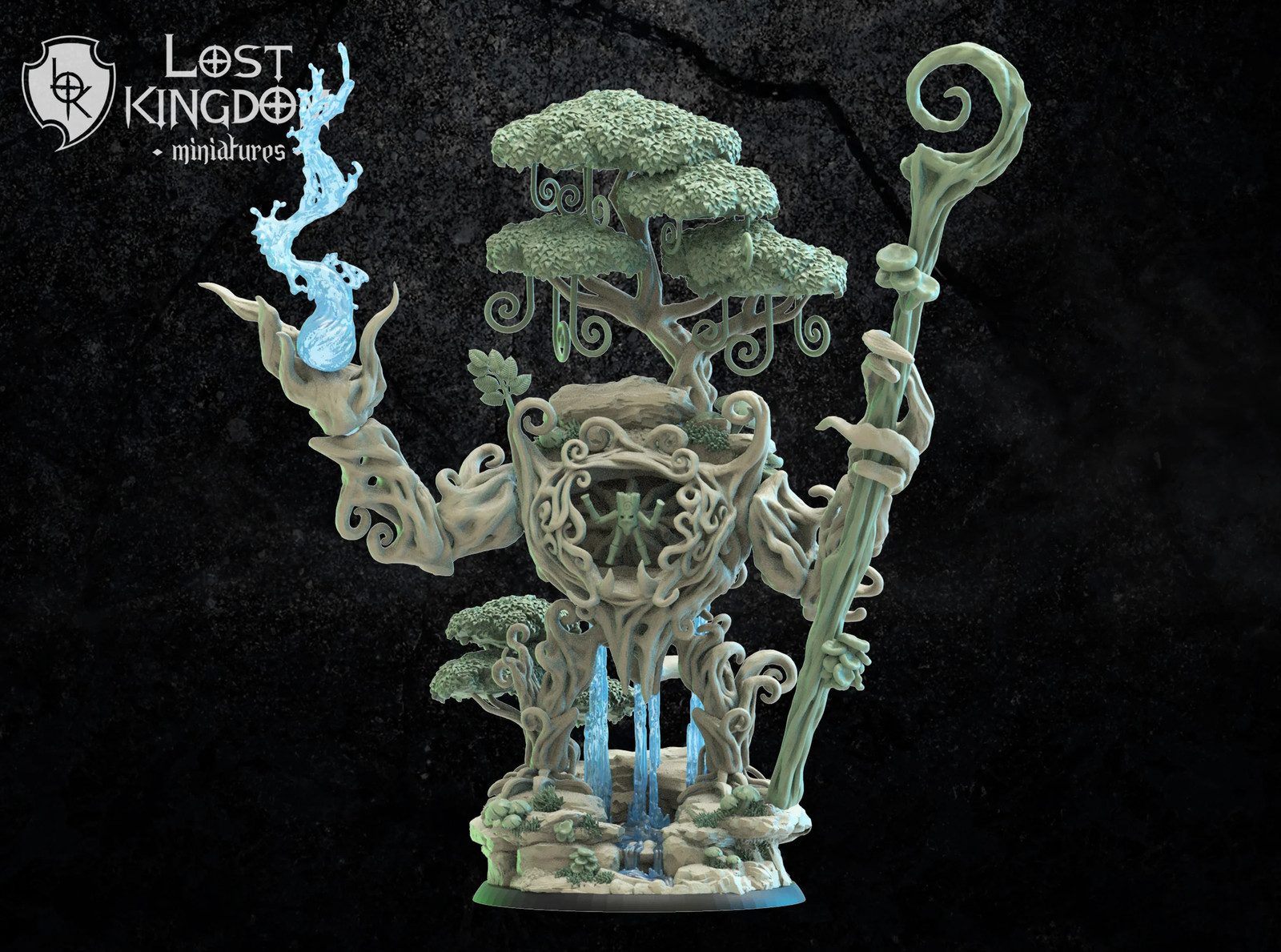 Rikku Shepherd - 28-32mm Mori Elves - Resin Tabletop Miniature