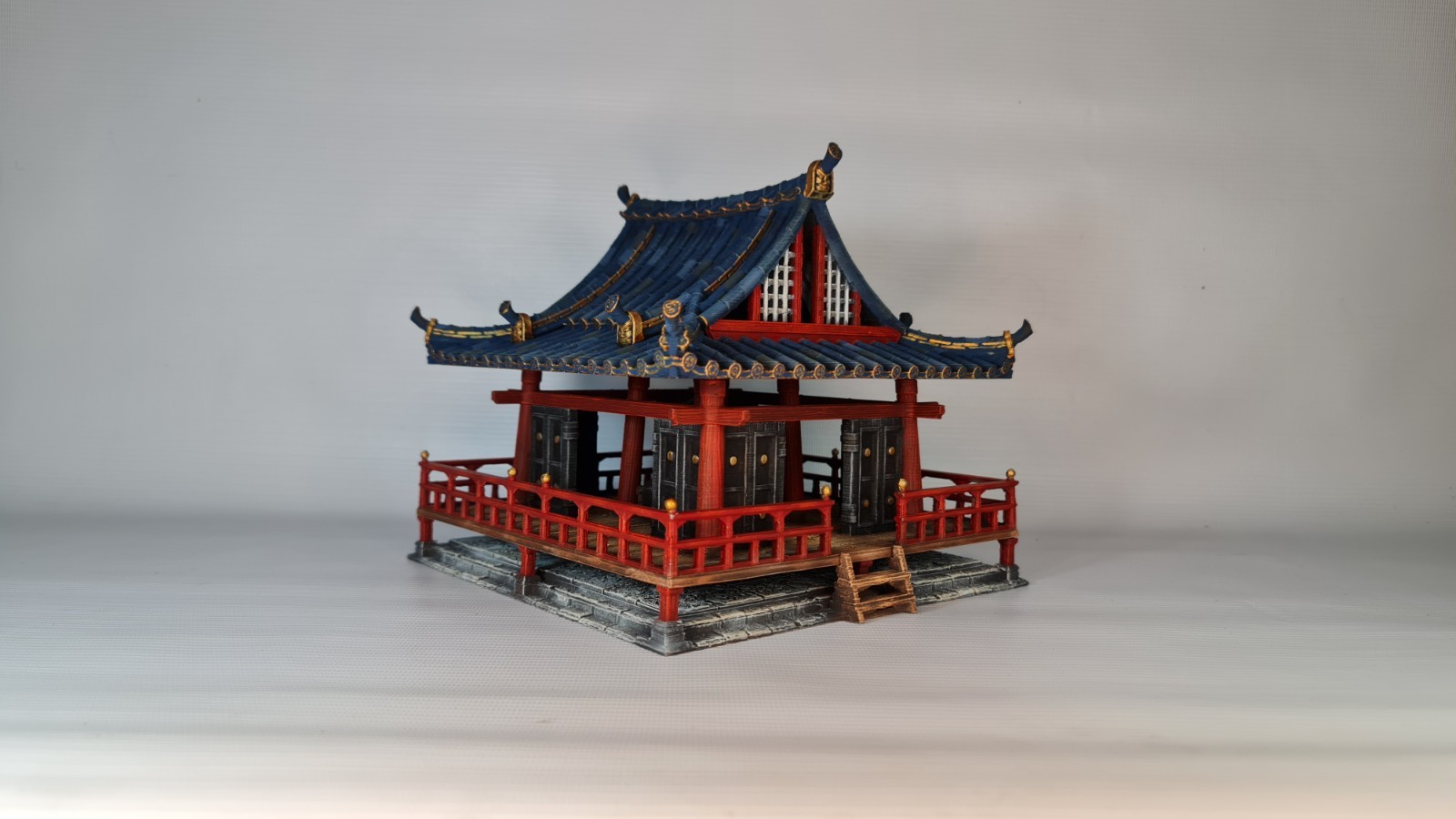 Feudal Japanese Shinto Temple 28mm DnD, Wargame, Skirmish Tabletop 3d Printed