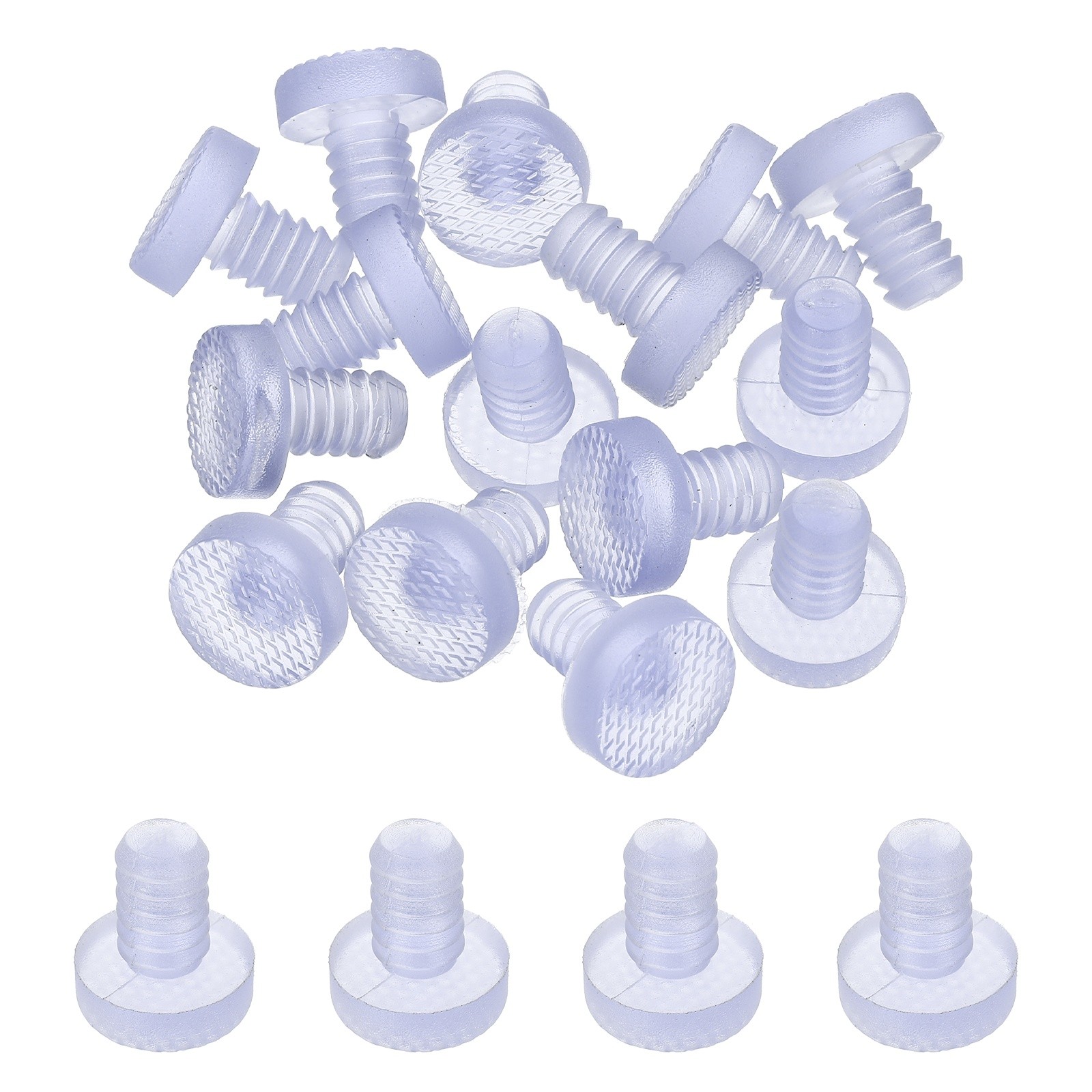 15Pcs 16.5mm/0.65" Clear Anti-slip Pads for Furniture 8.3mm/0.33" Hole]