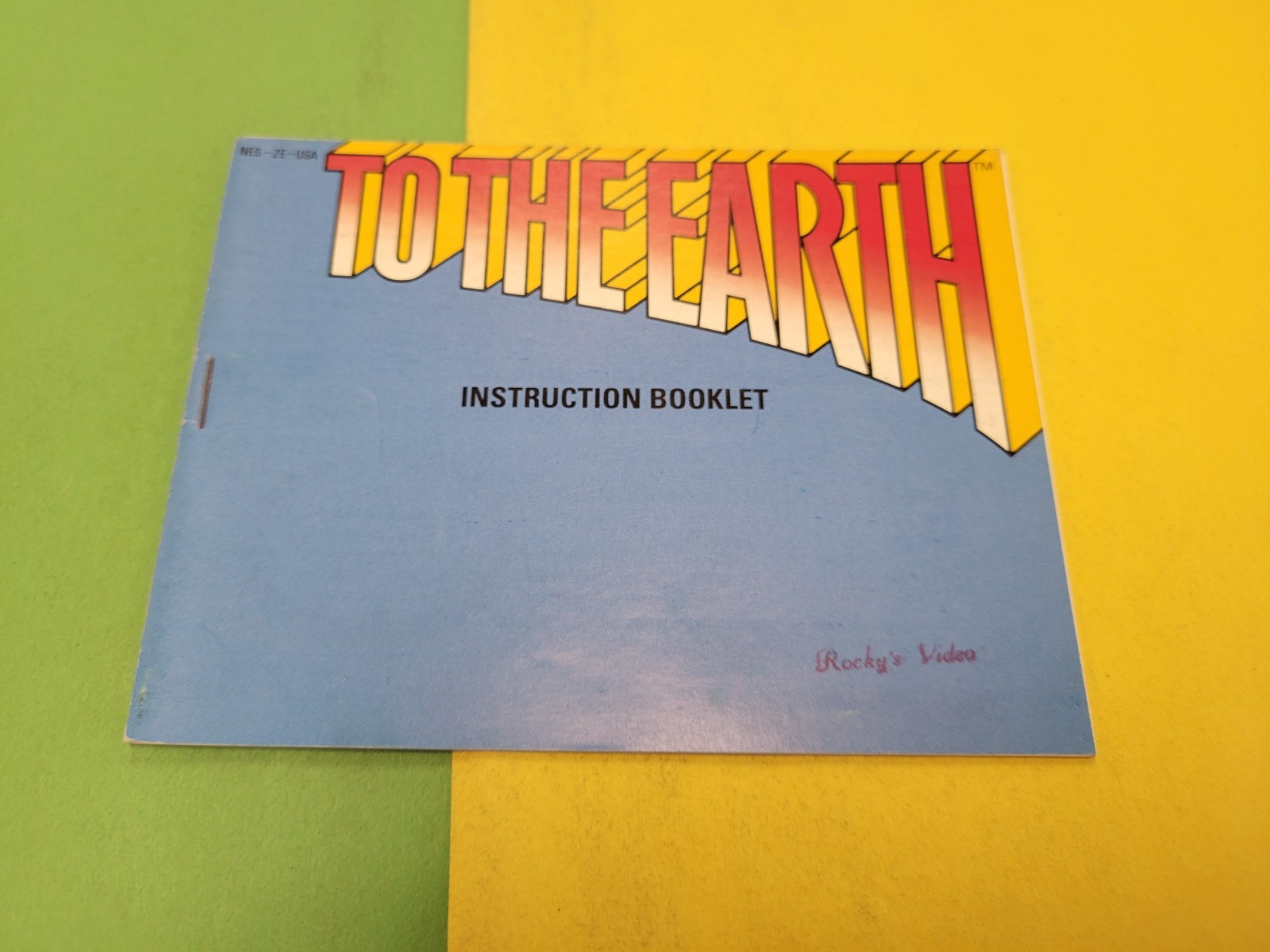 to the earth nes Manual