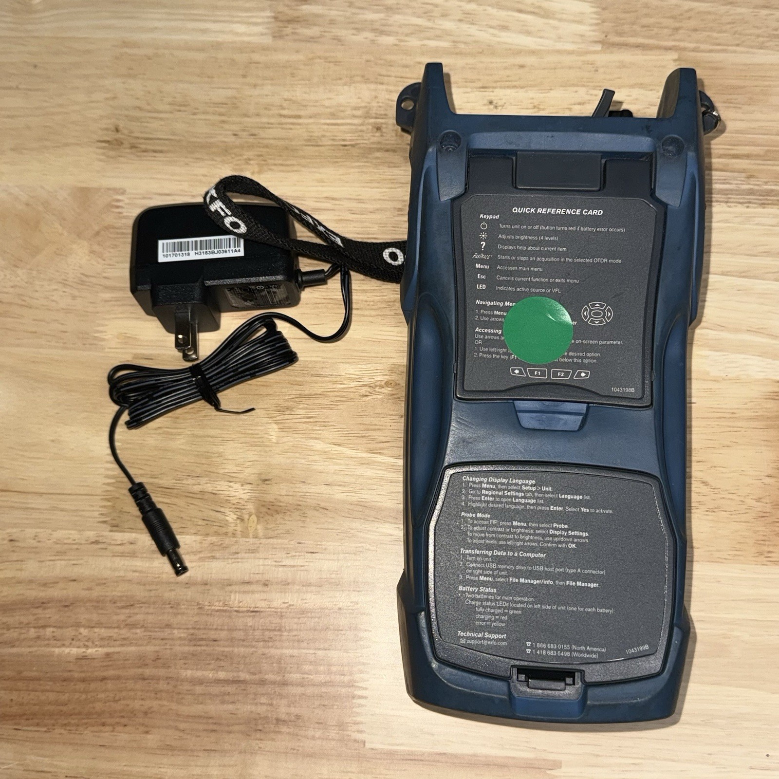 EXFO AXS-100 SM OTDR Fiber Optic Tester