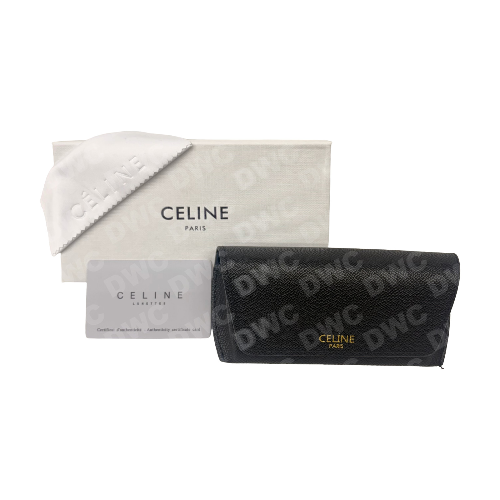 Celine Black Soft Case for Sunglasses & Eyeglasses with Cloth & outer box