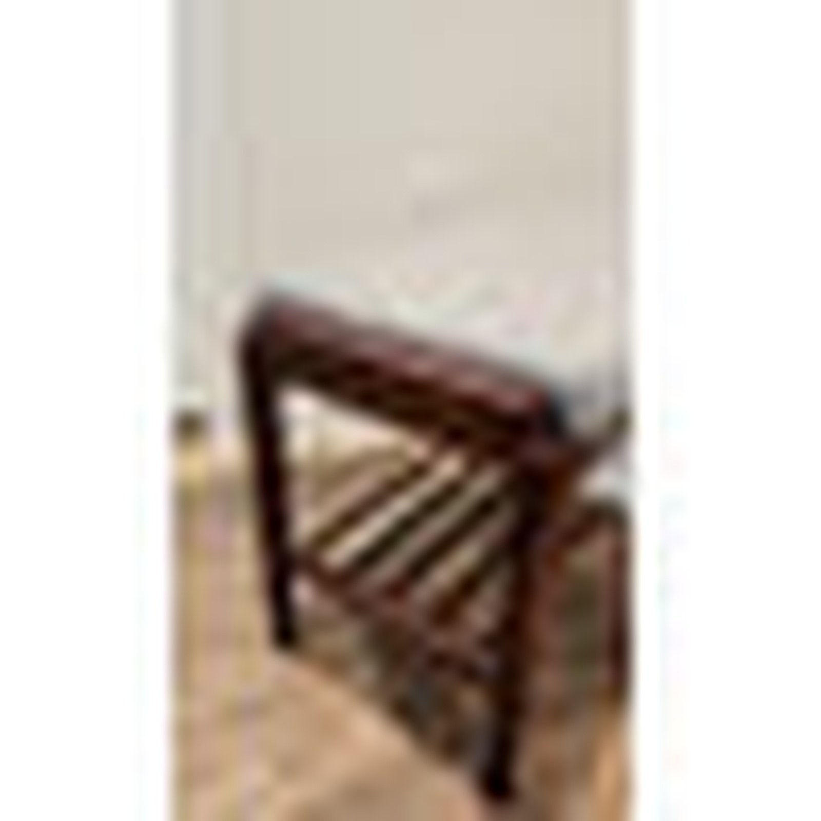East Urban Home Solid Oak Upholstered Shoe Bench
