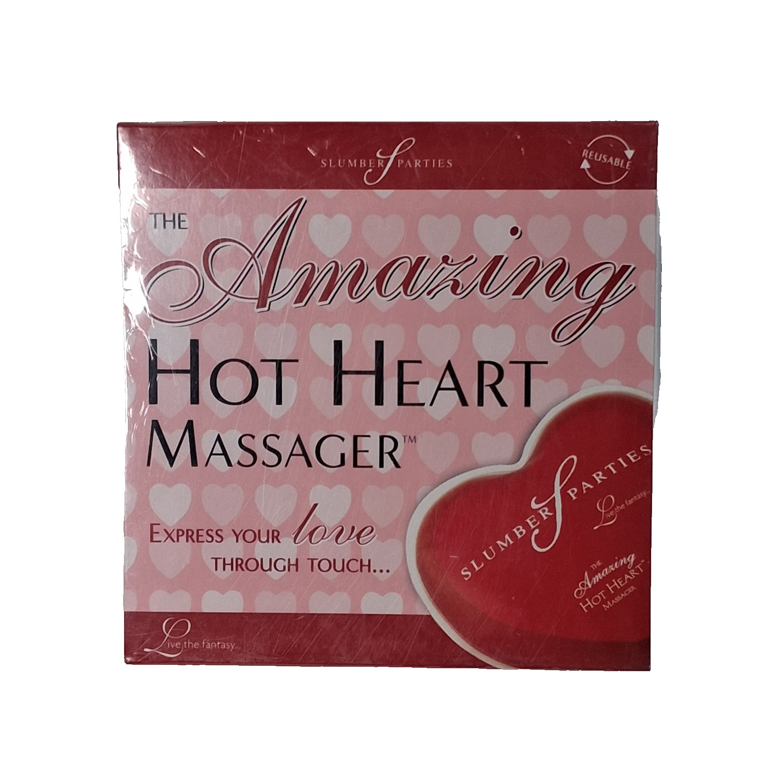 Slumber Parties The Amazing Hot Heart Massager Reusable Heat Pack NIB Sealed