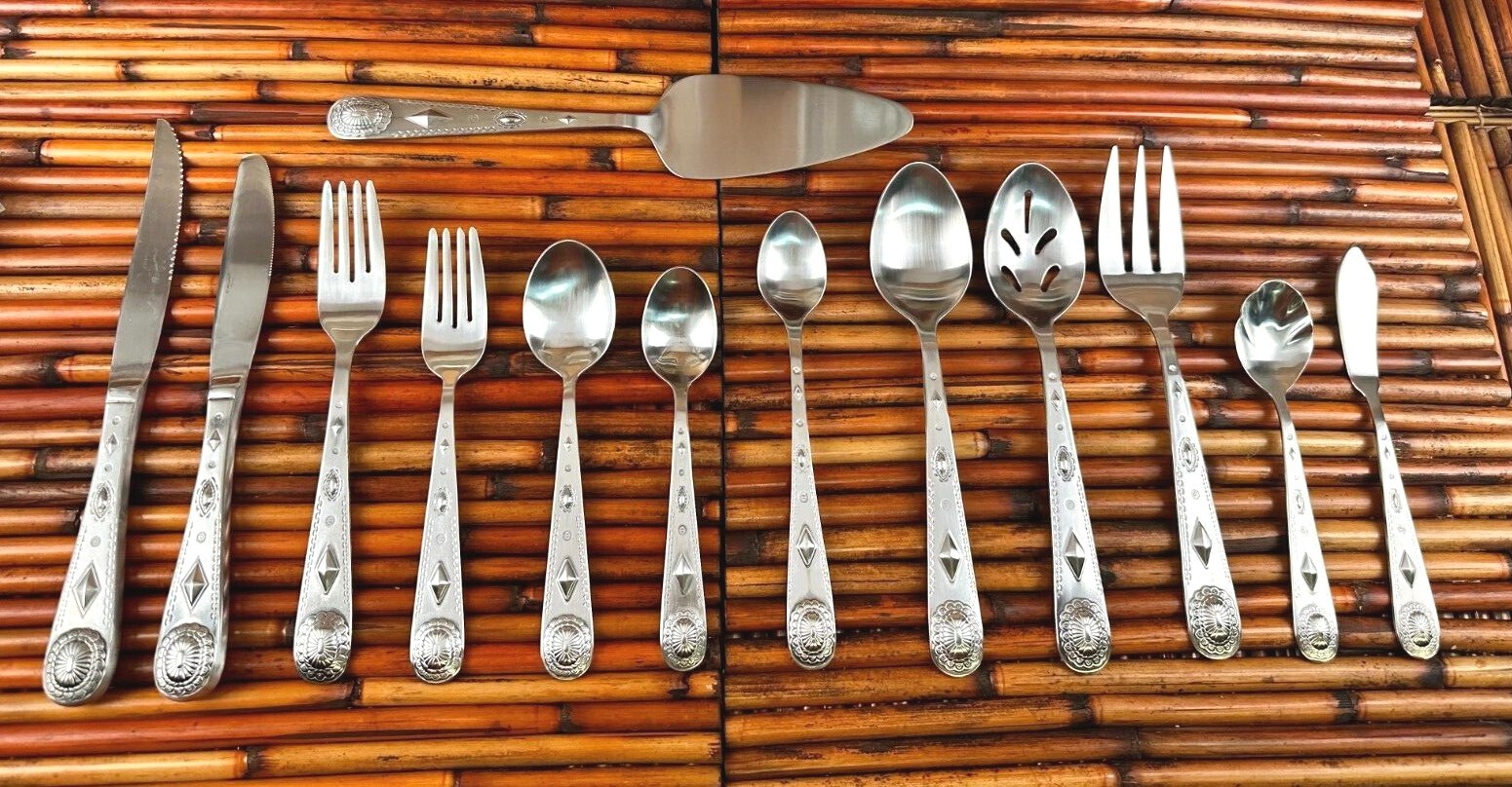Wallace * TAOS Satin Southwest Motif Stainless Flatware CHOICE - CHOOSE (253)