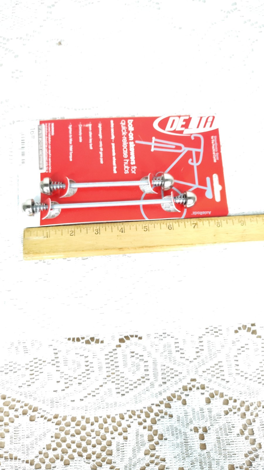 Delta Axle Rodz Locking Skewer Set (Silver) [TD9100]