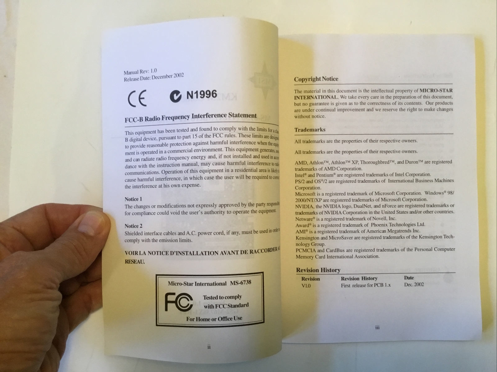 KM2M Combo Series AMD Athlon Qick User’s Guide
