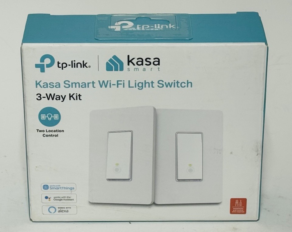 TP Link Kasa Smart Wi-Fi Light Switch - HS210 - 2 Pack - New Sealed