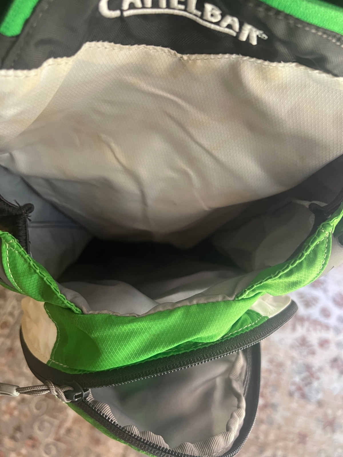 CamelBak Green Black and White Hydration Backpack