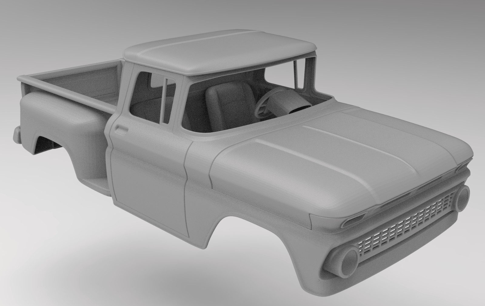 1:10 Scale Chevy C10 RC CAR BODY 313MM WHEELBASE