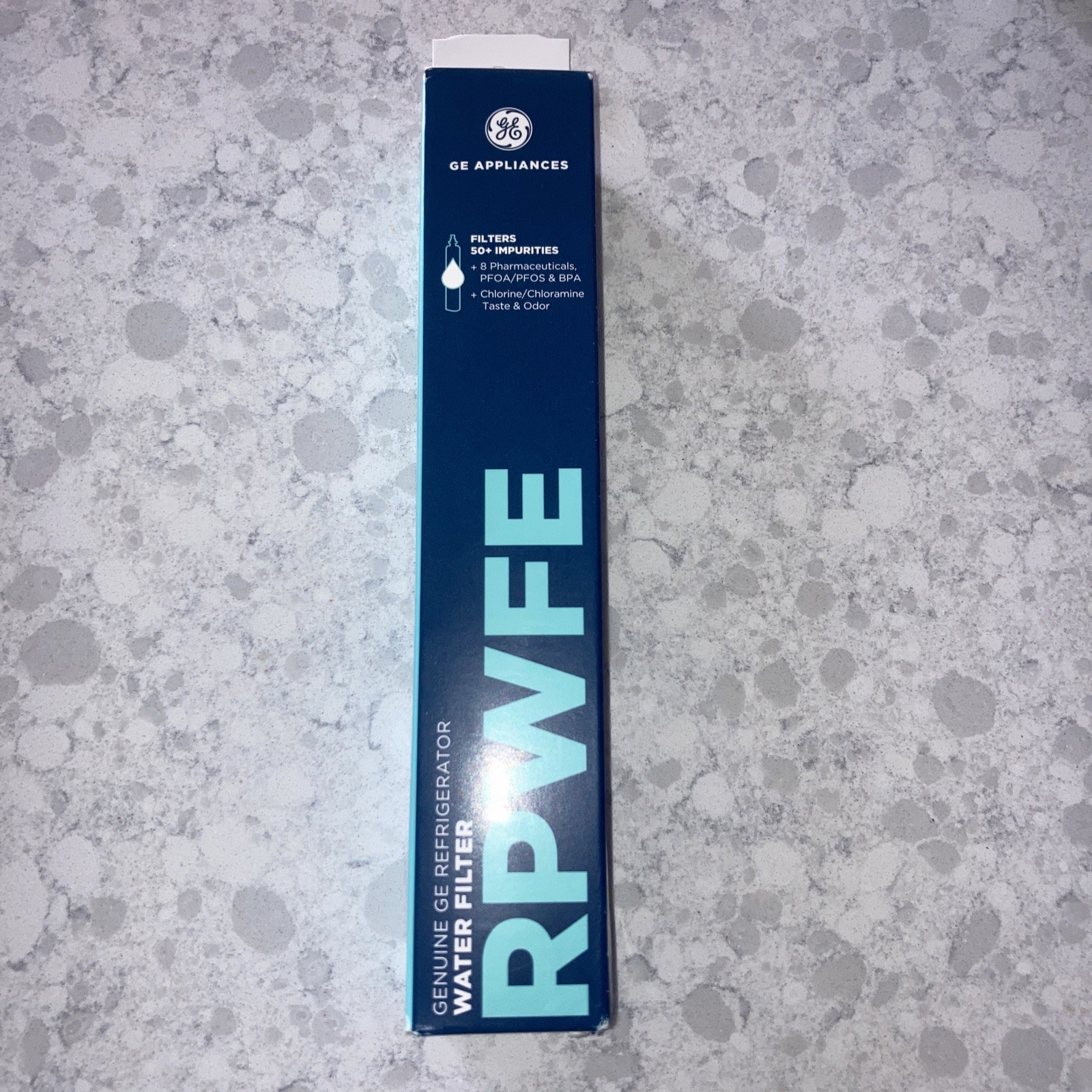 Genuine GE RPWFE Refrigerator Water Filter New W/ Chip