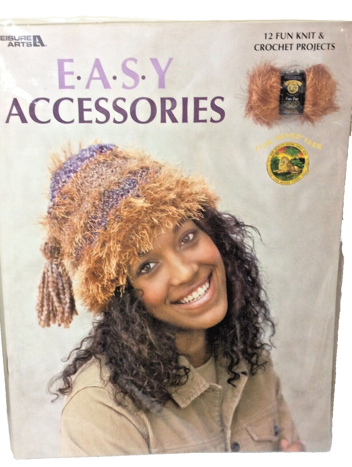 Liquidation Sale. Leisure Arts Easy Accessories 12 Knit & Crochet Projects Book