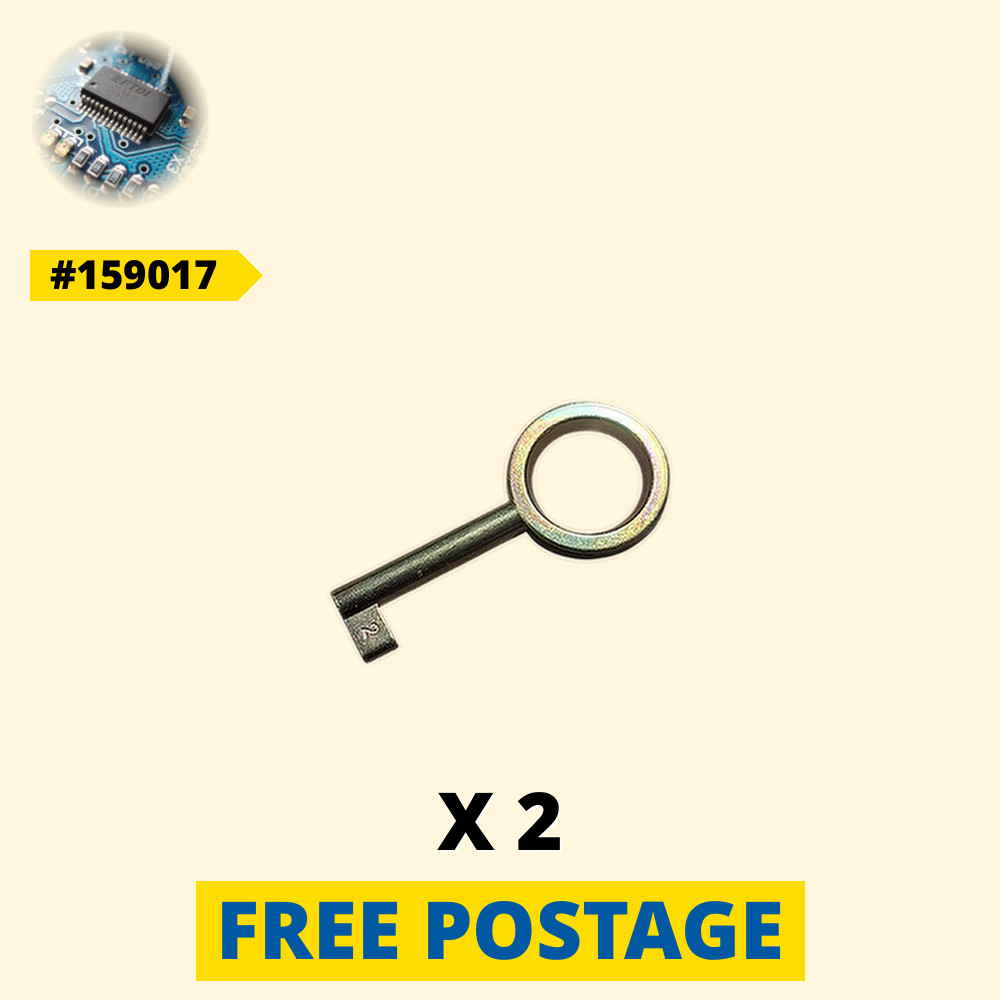 2 x 159017 IKEA Silver Metal key for IVAR, TANKVARD [Slovakia]