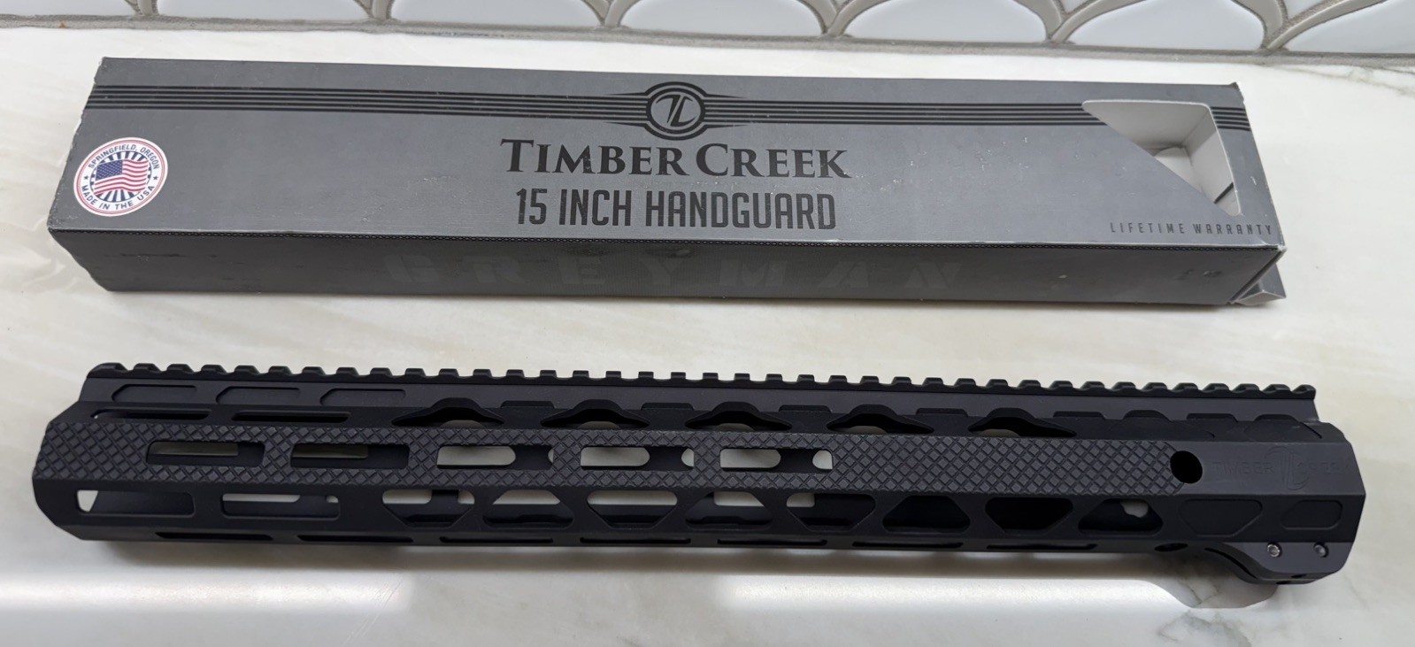 15” Timber Creek Black Aluminum Hand
