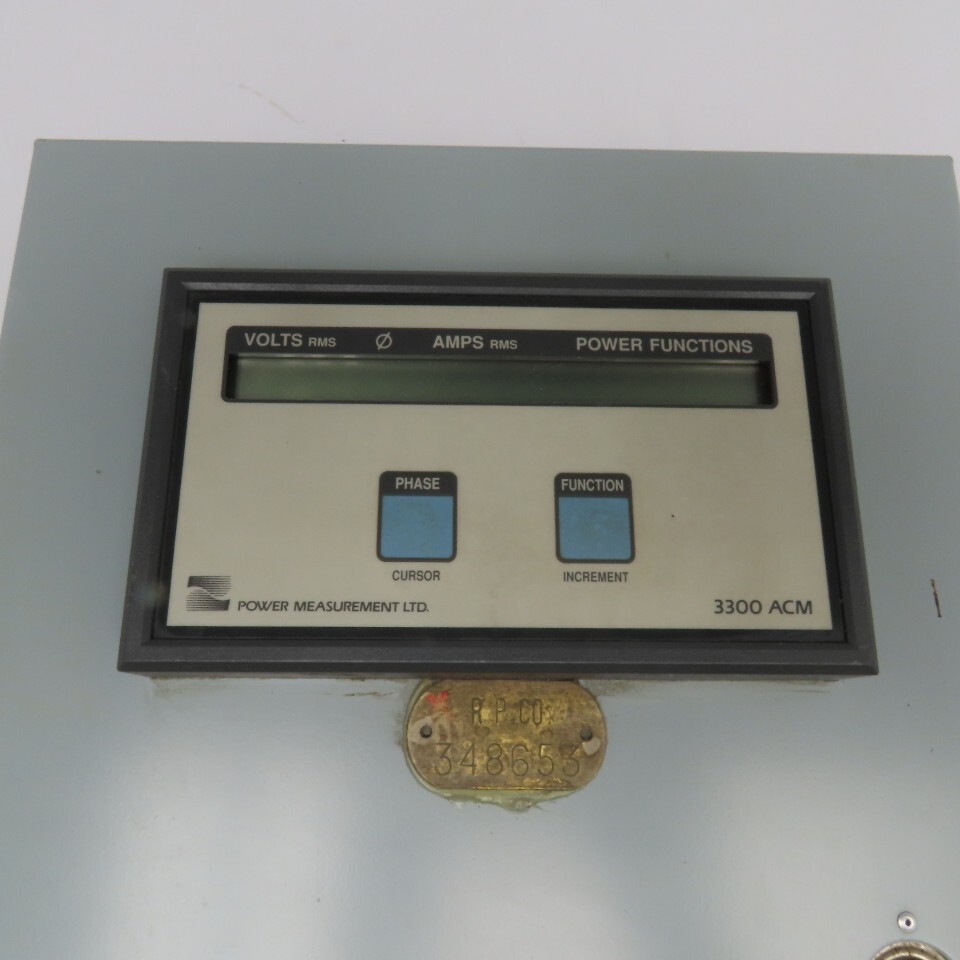 Power Measurement 3300 ACM Digital Power Meter Unit W/ Display & Type Enclosure