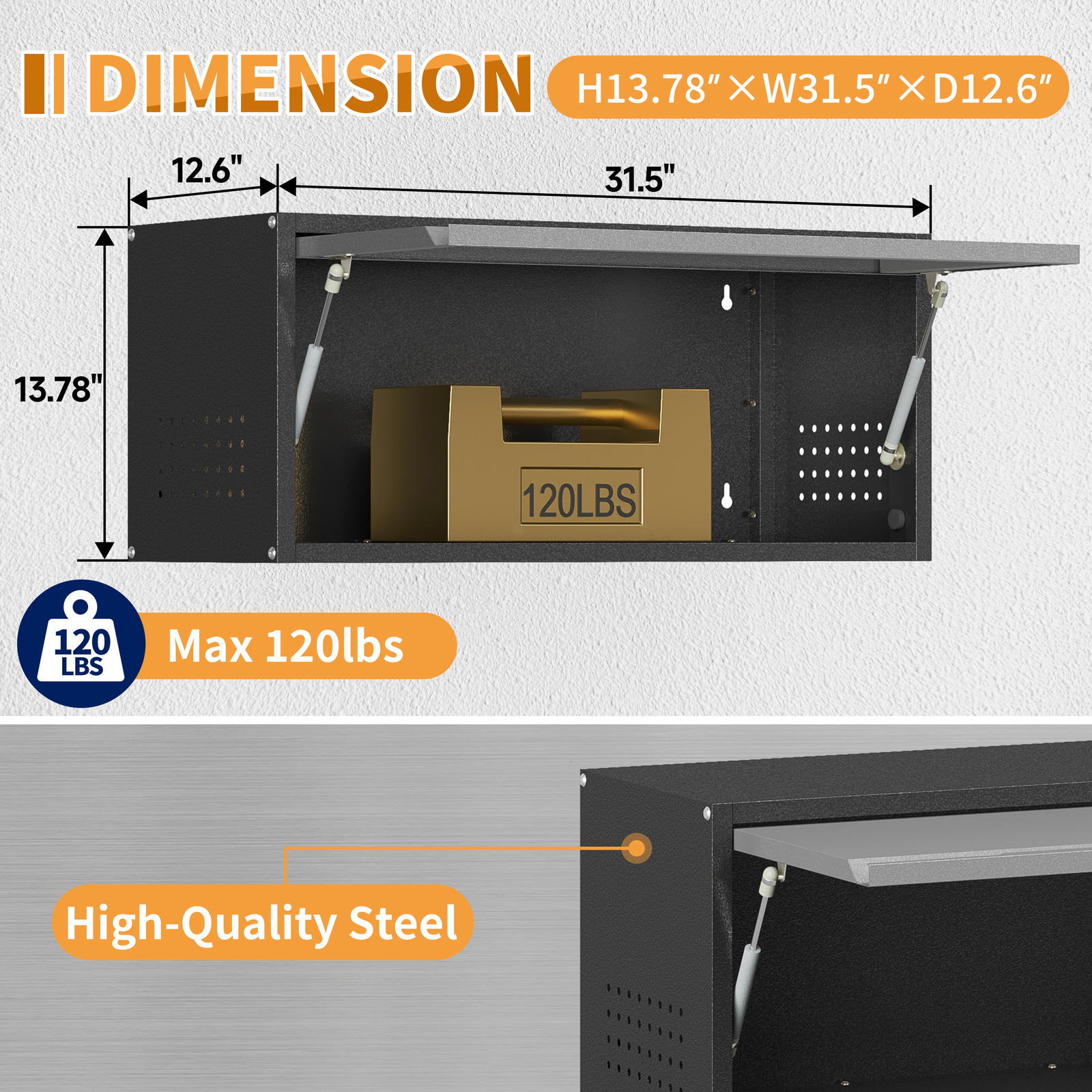 8 Pcs Garage Storage System Workshop Set Garage Cabinets for Tool Organization