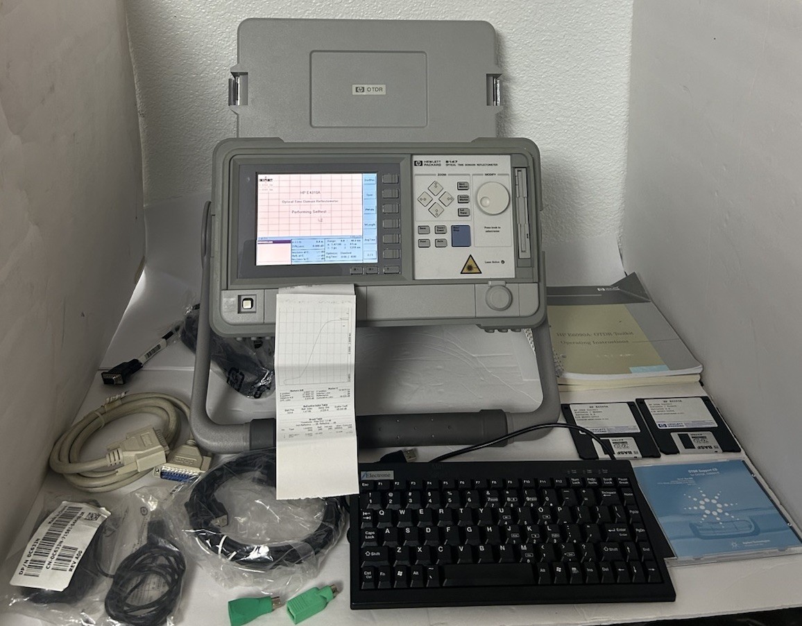 HP Agilent 8147 OTDR /E4310A/ E4324A, Optical Time Domain Reflector, accessories