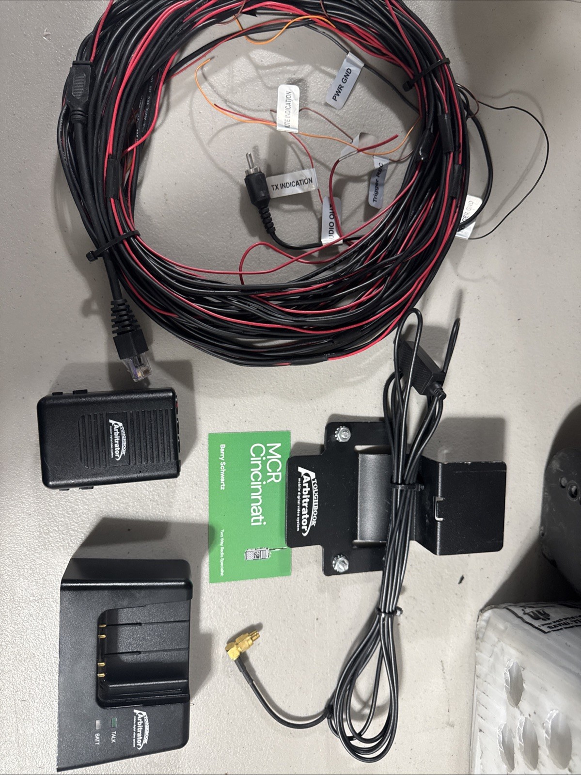 Toughbook Arbitrator Mobile Digital Video Audio Mic Transmitter Kit Dashcam Used