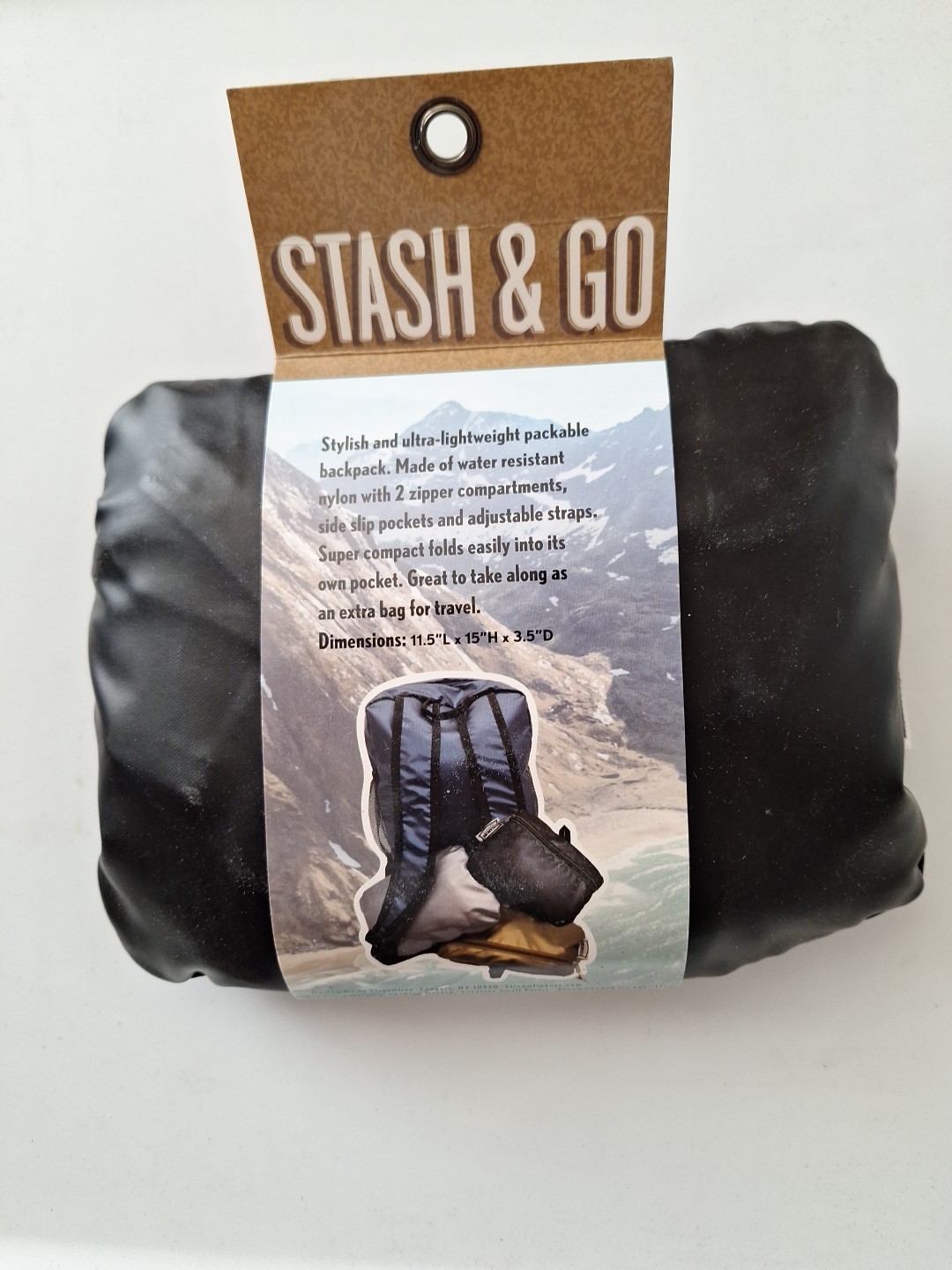 Streamline Stash And Go Foldable Backpack 11.5"x15"x3.5"