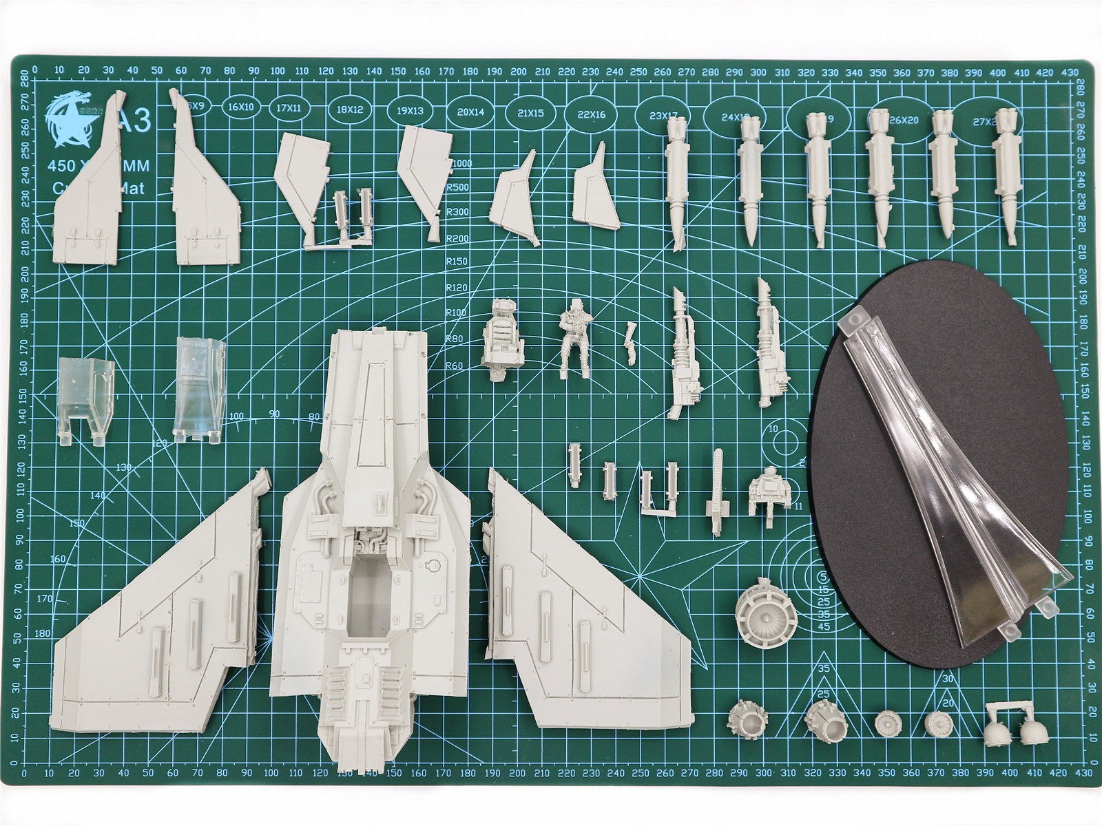 Uncolored model Voss Pattern Lightning Fighter WOW