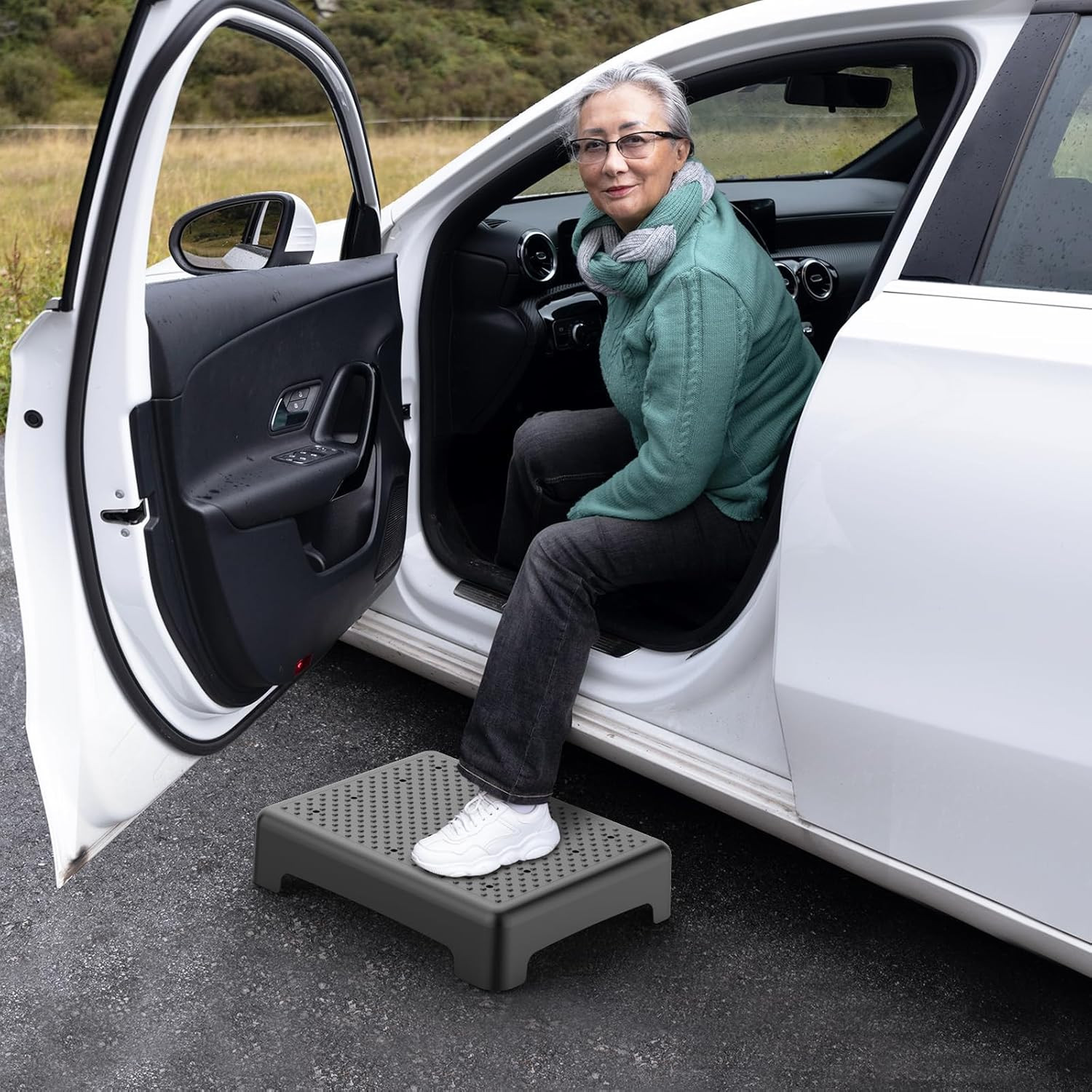 Mobility Step Stool for Adults & Seniors - Non-Slip Platform Indoor