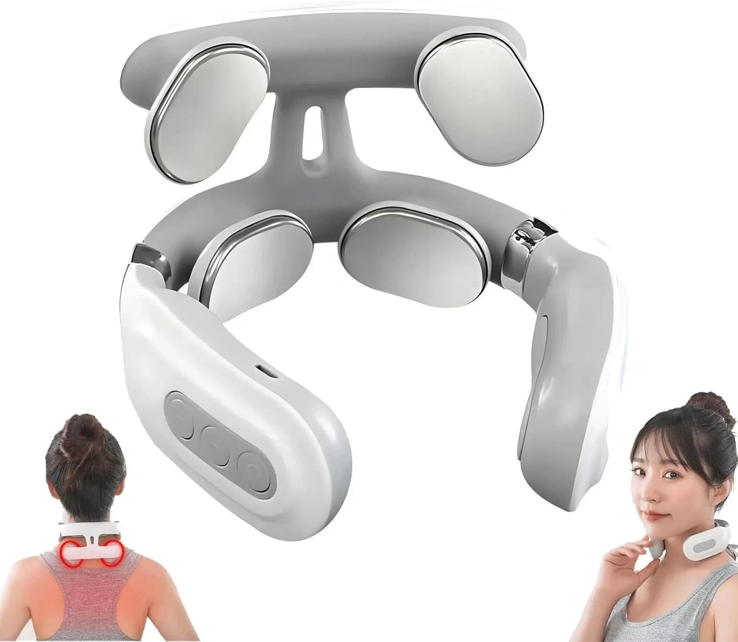 Vitality Magic Pro 2.0 Neck Massager,2025 Upgraded 4-Head Magic Pro 2.0 Neck Ma
