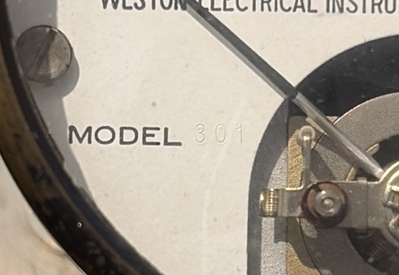 Thomas A Edison Voltage Meter By Weston Electric Inc. Excellent Condition