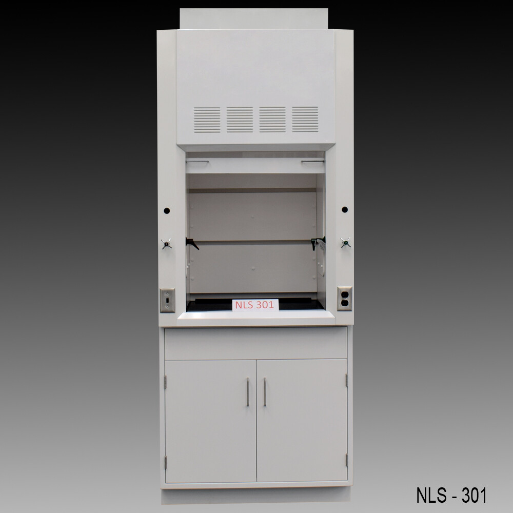 3' Laboratory Fume Hood w/ Fast Ship w / Storage Cabinet / E2-172